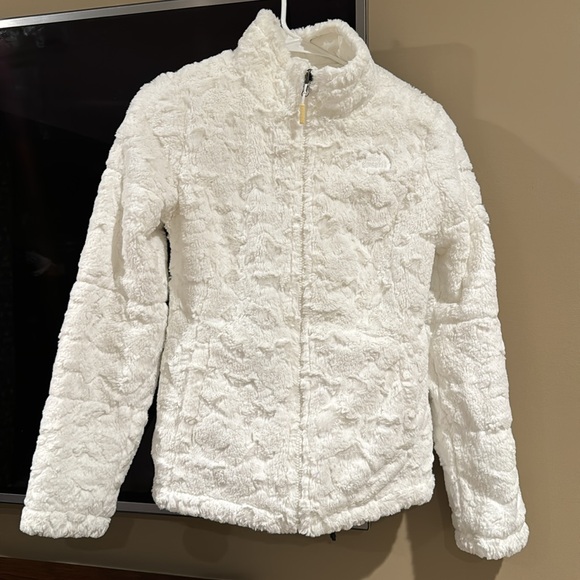 The North Face White Reversible Puffer Jacket size xs - Picture 2 of 10